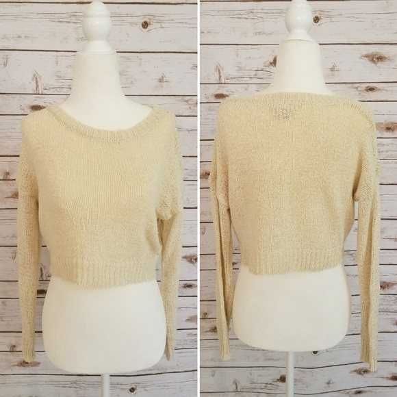 Sans Souci Tops - Sans Souci Crop Top Long Sleeve Sans Souci Tops - Sans Souci Crop Top Long Sleeve